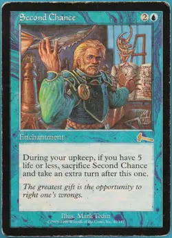 Second Chance Urza's Legacy HEAVILY PLD (Reserved List MTG Card) 301679 ABUGames - Image 1