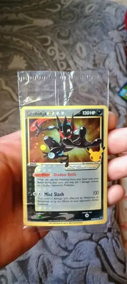 Gold Star Greninja SWSH144 Black Star Promo Sealed Card - Brand New Fast Ship - Image 1