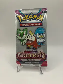 Pokemon Paldea Evolved Fun Pack: 3 Cards New Sealed Scarlet & Violet: Paldea PAL - Image 1