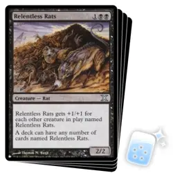 RELENTLESS RATS X4 Mystery Booster/the List Magic MTG MINT CARD - Image 1