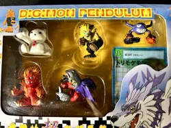 Digimon Pendulum Set - Vintage - Card + Figures - Japanese - (L4) - Image 5