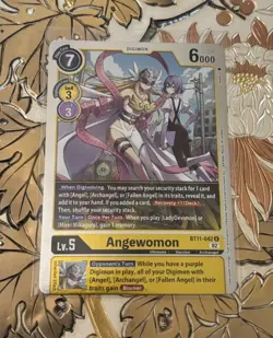 Digimon Card Game Angewomon BT11-042 R Mirei - Image 1