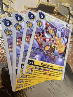 Digimon Card Game Playset - BT17-032 C Kyubimon Secret Crisis - Image 1