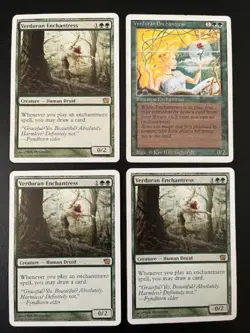 MTG- Verduran Enchantress x4 - Image 1