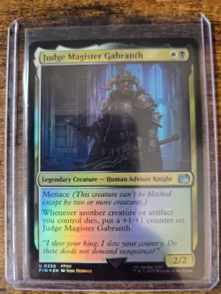 Magic: The Gathering Final Fantasy Judge Magister Gabranth Foil U #0230 FFXII - Image 1