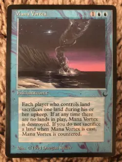 MTG- Mana Vortex x1 - The Dark - Reserved List - Image 1