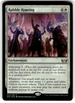 Rabble Rousing Streets of New Capenna FOIL MTG NM - Image 1