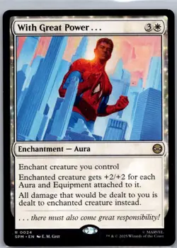 With Great Power . . . (R) #24 Marvel's Spider-Man MTG NM - Image 1
