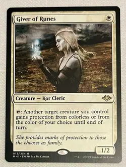 MTG Magic the Gathering Giver of Runes Modern Horizons - Image 1