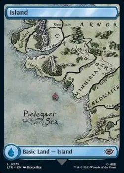 ISLAND MAP (275) X4 NM! *LOTR: TALES OF MIDDLE-EARTH* - Image 1