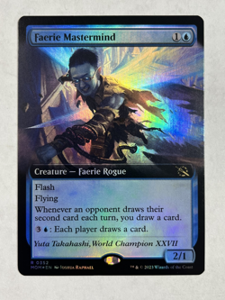 Faerie Mastermind (Extended Art) March of the Machine Foil - Image 1