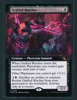 Grafted Butcher - Extended Art - MTG Magic 2023 March of the Machine NM/M - Image 1