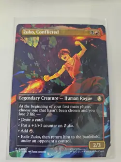 Zuko, Conflicted Borderless MTG Avatar: TLA Nm/M *ON HAND* - Image 1