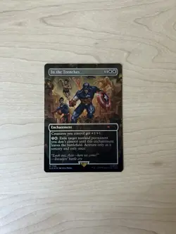 In the Trenches, M 1729, NM Foil, MTG Secret Lair x Marvel, Captain America, SLD - Image 1