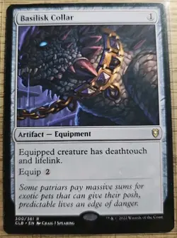 Basilisk Collar - Commander Legends: Battle for Baldur's Gate - NM - Image 1