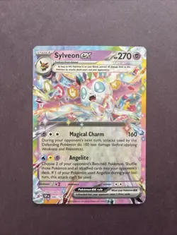 Sylveon ex 086/191 Surging Sparks Double Rare Pokemon NM - Image 1