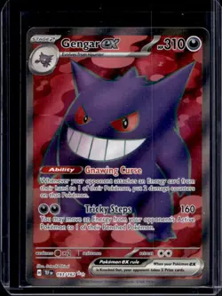 2024 Pokemon SV Temporal Forces TEF EN Gengar ex #193/162 - Image 1