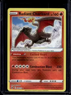 2023 Pokemon SWSH Crown Zenith Radiant Charizard #020/159 - Image 1