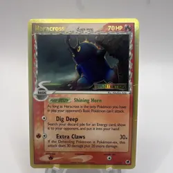 2006 Pokemon Heracross Rev. Holo 3/101 EX Dragon Frontiers Delta Species Stamped - Image 1