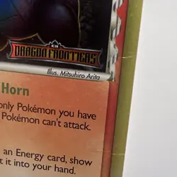 2006 Pokemon Heracross Rev. Holo 3/101 EX Dragon Frontiers Delta Species Stamped - Image 2