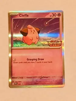 Pokemon TCG Cleffa 037 Promo Scarlet & Violet Near Mint - Image 1
