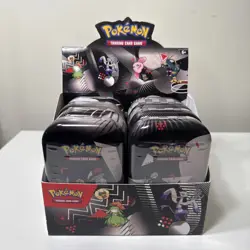 Lot Of 8 Brand New Sealed Black Bolt And White Flare Pokemon Tins - Image 1