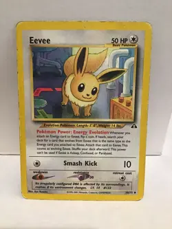 Eevee 38/75 Pokemon Neo Discovery Uncommon - Image 1
