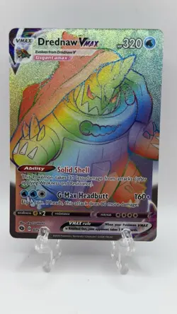 Drednaw VMAX (Secret Rare) 75/73 Champions Path Holo Pokemon TCG NM - Image 1