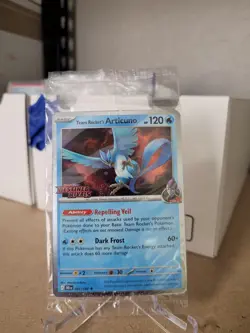 Team Rocket's Articuno 051/182 Pokemon Destined Rivals Stamped Promo (Best Buy) - Image 1