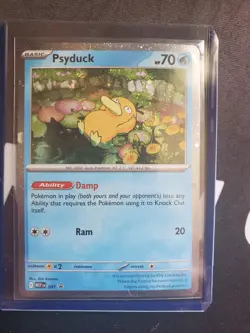 Pokemon TCG - Psyduck 007 Black Star Promo Mega Evolution - NM 1B - Image 1