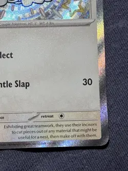 Pokemon TCG Tandemaus Scarlet & Violet: Paldean Fates 209/091 Holo Shiny Rare NM - Image 5