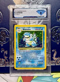 1999 Pokemon Base CHARIZARD #4 Holo DSG 8.5 BLASTOISE #2 VENUSAUR #15 BIG THREE - Image 5