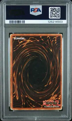 2003 Yu-Gi-Oh! Magician’s Force 105 Dark Paladin PSA 3 - Image 2