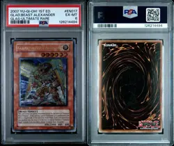 2007 Yu-Gi-Oh! Gladiator’s Assault 017 Gladiator Beast Alexander 1st Edi. PSA 6 - Image 3
