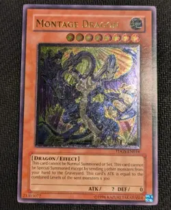 Yugioh Montage Dragon TDGS-EN014 Ultimate Rare NM+! - Image 1