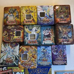 Large Vintage Yugioh Card, Tin, And Card Catalog Collection Estate Lot 13+ Lbs - Image 1