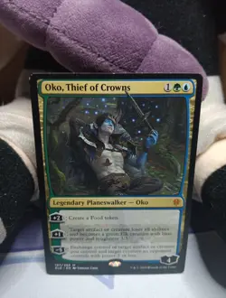 MTG Oko, Thief of Crowns, Regular Card, Throne of Eldraine Set #197/269 - Image 1