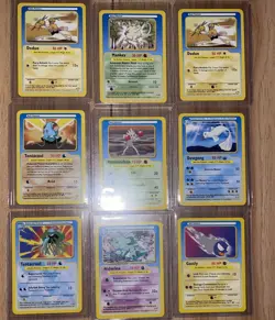 Lot of 9 Funskool Pokemon Cards 2004 - Image 1