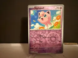 Jigglypuff 083 2023 Pokemon Paldean Fates Reverse Holo Card NM+ - Image 1