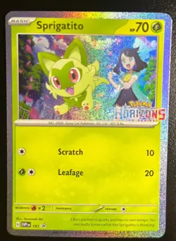 Sprigatito 191 Sv: Scarlet & Violet Promo Cards Holo - Image 1