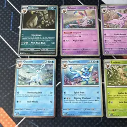 Prismatic Evolutions Costco Mini Tin Cosmos Promo Cards Set Of 8 - Image 2