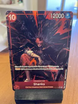Shanks OP09-004 ALT ART Emperors in the New World One Piece Card Game CCG - Image 1