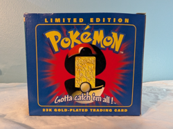POKEMON CHARIZARD 23K GOLD PLATED CARD BURGER KING 1999 FACTORY SEALED - Image 4