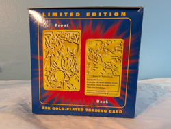 POKEMON CHARIZARD 23K GOLD PLATED CARD BURGER KING 1999 FACTORY SEALED - Image 5