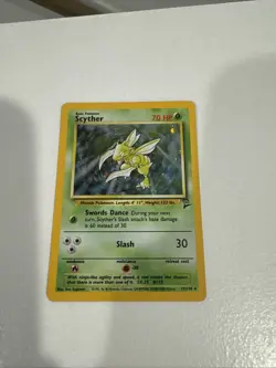 Pokemon Scyther TCG Jungle Holo Card 17/130 Near Mint Never Played - Image 1