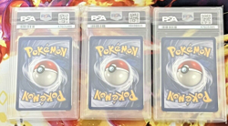 1999 Zapdos, Moltres, Articuno 1st Edition Fossil Holo set PSA 7 (3) cards - Image 2