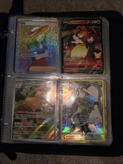 Pokemon Binder Full Of 36 Pokemon Cards Including Vs, Vmaxes, Vstars, Etc - Image 3
