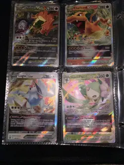 Pokemon Binder Full Of 36 Pokemon Cards Including Vs, Vmaxes, Vstars, Etc - Image 4