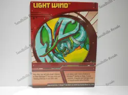 Bakugan Card - Light Wind - Red Ability Card - BA554 - 27/48n - 2008 - Image 1