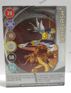 Bakugan Card - Whiplash - Silver Gate Card - BA638 - 8/48q - 2009 - Image 1